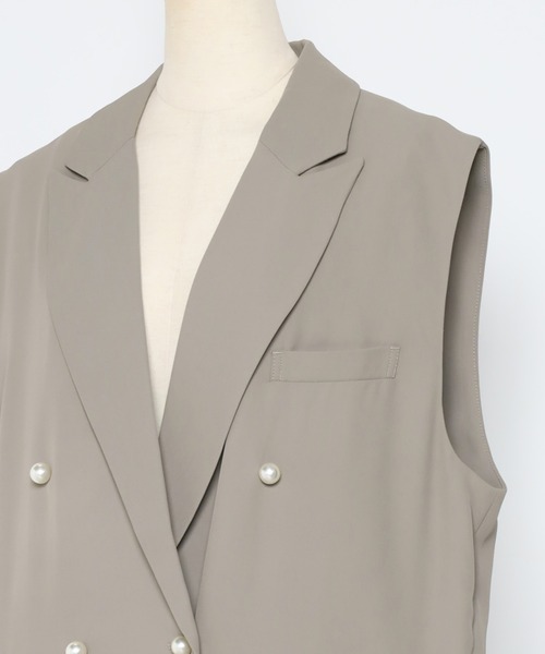 Bonjour Sagan 「Bonjour Sagan」 ベスト FREE グレイッシュベージュ レディース - 画像 (7)