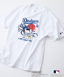 MLB tシャツ 「PEANUTS×MLB」オリジナルデザイン 和柄Tシャツ ドジャース ヤンキース カブス スーベニア メンズ レディース