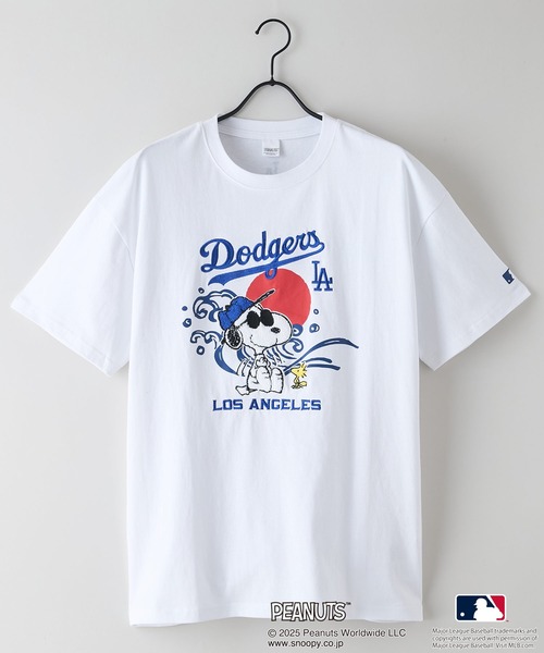 MLB tシャツ 「PEANUTS×MLB」オリジナルデザイン 和柄Tシャツ ドジャース ヤンキース カブス スーベニア メンズ レディース - 画像 (8)