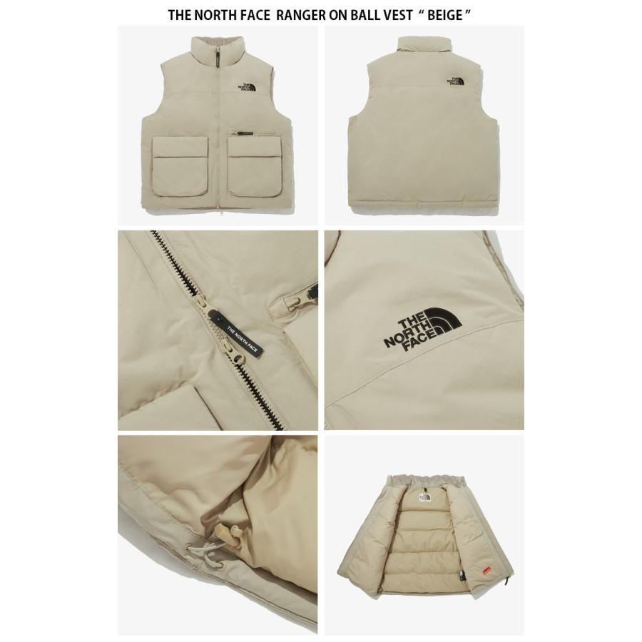THE NORTH FACE ノースフェイス パディングベスト RANGER ON BALL VEST レンジャー オン ボール ベスト ダウンライク メンズ レディース NV3NP50J/K/L - 画像 (3)