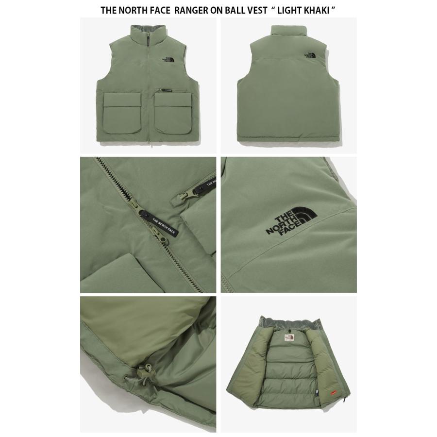 THE NORTH FACE ノースフェイス パディングベスト RANGER ON BALL VEST レンジャー オン ボール ベスト ダウンライク メンズ レディース NV3NP50J/K/L - 画像 (4)