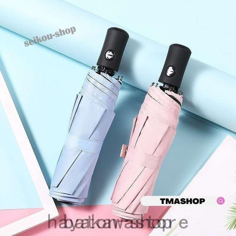 折りたたみ傘 雨傘 晴雨兼用 折り畳み傘 傘 ワンタッチ 自動開閉/手動開閉式 撥水加工 日傘 メンズ レディース 梅雨対策 8本骨 大きいサイズ - 画像 (8)