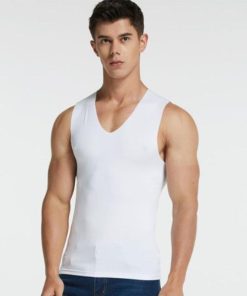 タンク メンズ 筋トレ Vネック ス シンプル シームレス カットオフ 肌着 着回し インナー 冷感