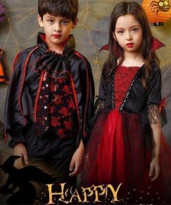 ハロウィン 衣装 子供 コスプレ Halloween 変装男の子 女の子 コスチューム ケープ風 ロングドレス 花嫁 ゾンビ 魔女 孫