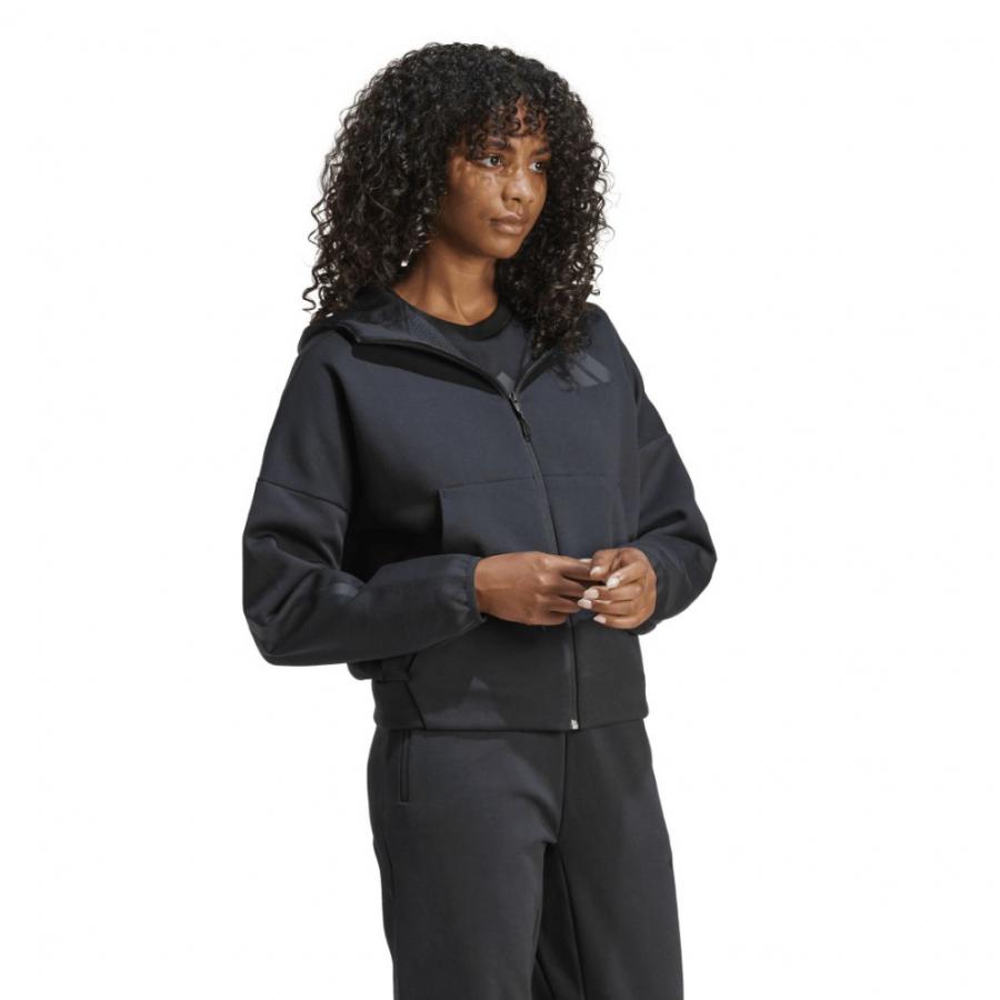 adidas アディダス レディース スウェット フルジップ Z.N.E. フルジップパーカー KTJ91 JE7849 JE7848 アウター スポーツウェア - 画像 (4)