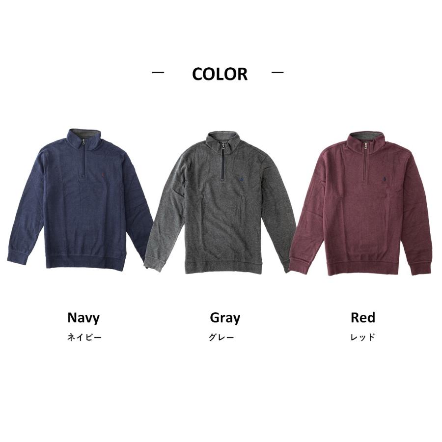 POLO RALPH LAUREN Ralph Lauren ポロ・ラルフローレン メンズ ハーフ 1/2ジップ ジャージ プルオーバー 長袖 大きいサイズ - 画像 (3)