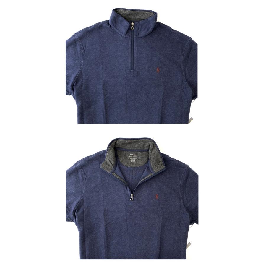 POLO RALPH LAUREN Ralph Lauren ポロ・ラルフローレン メンズ ハーフ 1/2ジップ ジャージ プルオーバー 長袖 大きいサイズ - 画像 (5)