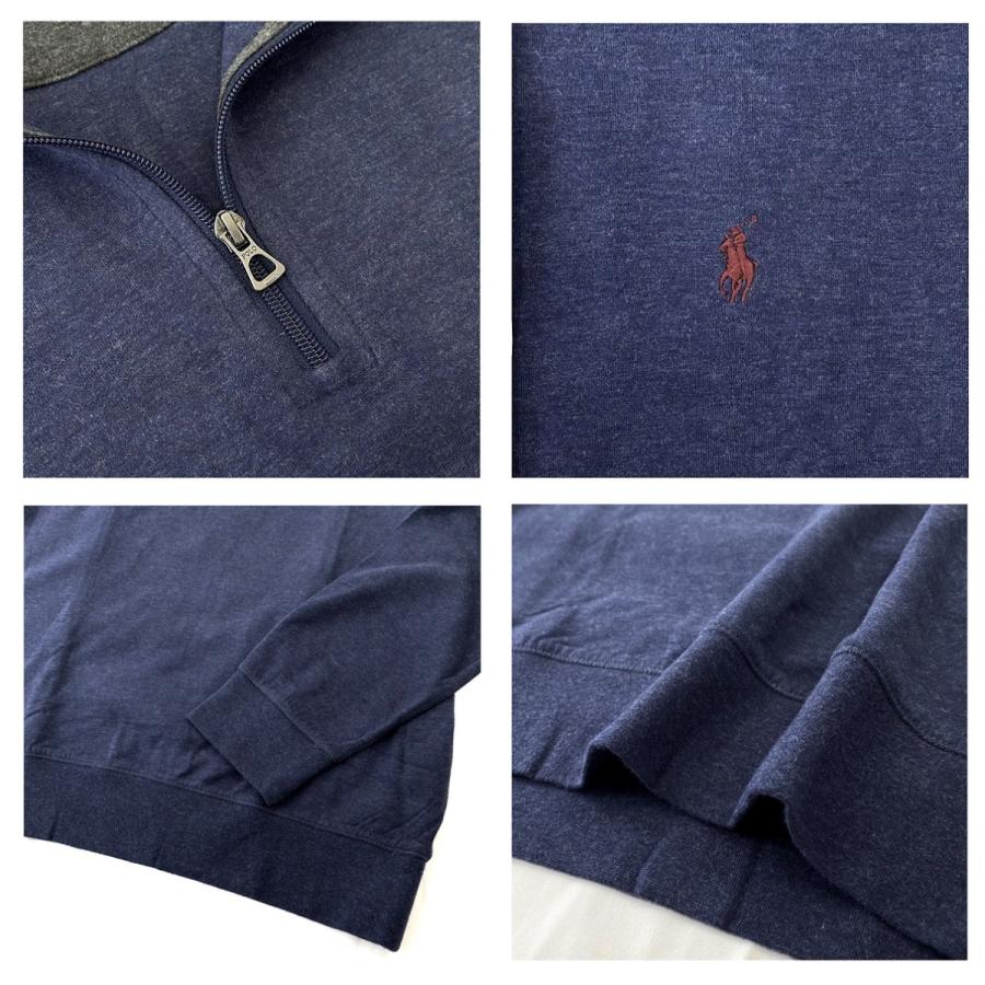 POLO RALPH LAUREN Ralph Lauren ポロ・ラルフローレン メンズ ハーフ 1/2ジップ ジャージ プルオーバー 長袖 大きいサイズ - 画像 (6)