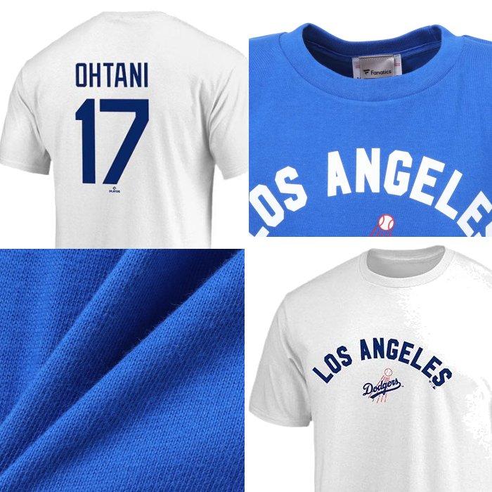 MLB Fanatics(ファナティクス) ML01-24AS-0002 LA Dodgers Name&Number #17 OHTANI Tee『 大谷翔平 Tシャツ 』Crew-Neck Tee Color:WHITE(ホワイト) - 画像 (2)