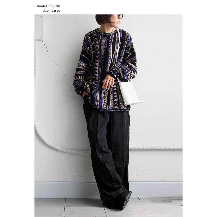 antiqua 裏毛 ワイドパンツ レディース ロング アウトシーム 送料無料・メール便不可 - 画像 (8)