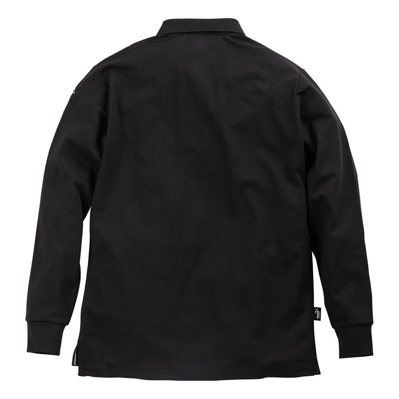 作業ウェア PUMA 長袖ポロシャツ ブラック 3Lサイズ 取寄品 WORKWEAR(プーマワークウェア PW-4024A