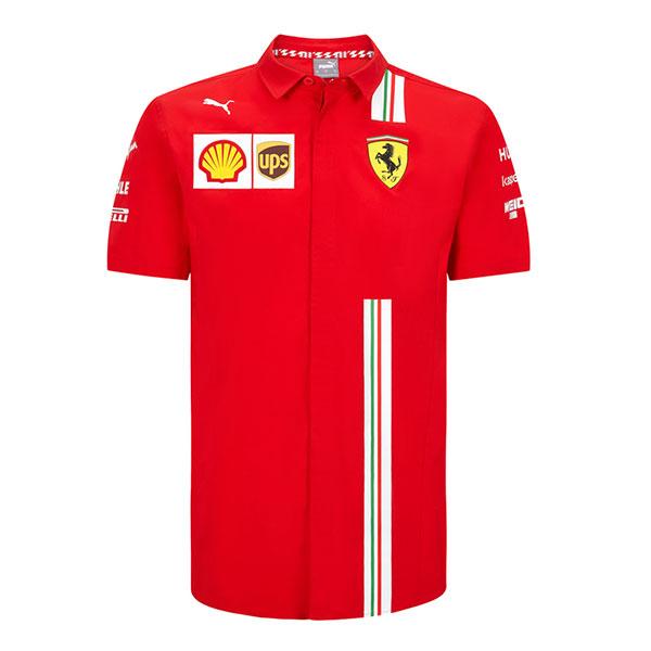 スクーデリア フェラーリ PUMA チーム シャツ 2020 - 画像 (2)