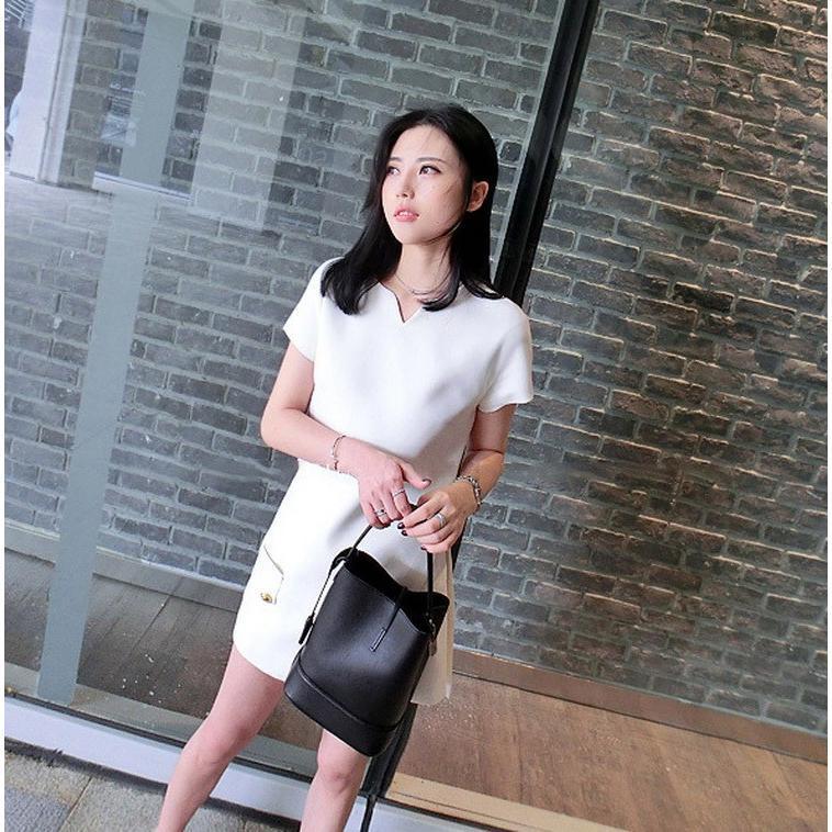 セットアップ レディース 40代 夏 きれいめ 半袖 上下セット 無地 シフォン 大きいサイズ 通勤 OL 韓国風 オシャレ ゆったり 2色 - 画像 (3)