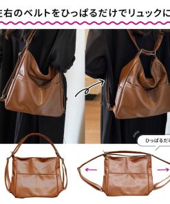 ショルダーバッグ レディース A4 軽量 薄型 大きめ リュックサック 2WAY 40代 50代 大容量 通勤 おしゃれ