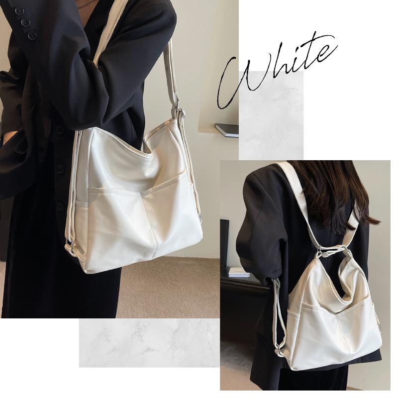 ショルダーバッグ レディース A4 軽量 薄型 大きめ リュックサック 2WAY 40代 50代 大容量 通勤 おしゃれ - 画像 (2)