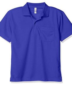 [グリマー] 半袖 4.4オンス ドライ ポロシャツ [ポケット付] ジャパンブルー 日本 LL (-)