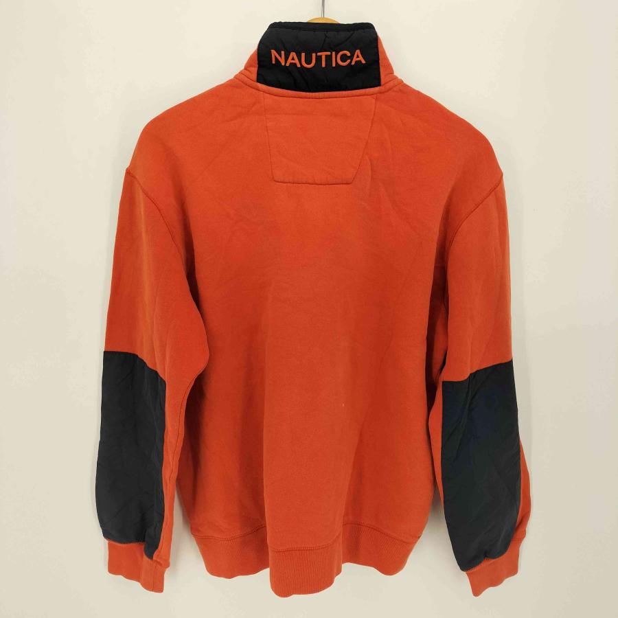 NAUTICA NAUTICA(ノーティカ) ロゴ刺繍 ハーフジップ スウェット トレーナー メンズ import:M 中古 古着 1250
