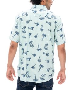RVCA 【27日-5日はボーナスストア+10%】OUTLET 送料無料 【公式】2024 ルーカ メンズ POMMIER PALMS SS 半袖シャツ BN4 2024年秋冬モデル 全1色