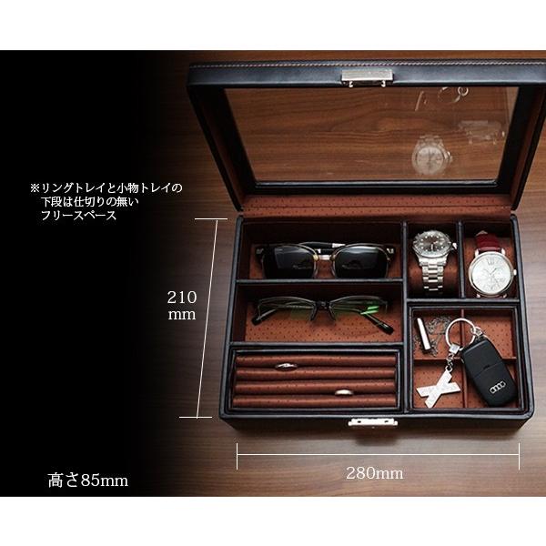 還暦祝い 男性 おしゃれ お父さんの宝箱 単品 1週間発送コース メンズジュエリーボックス 名入れ プレゼント 時計ケース 刻印 ジュエリーケース 還暦 60歳 - 画像 (3)