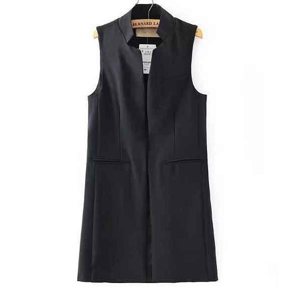 レディース ジレ ベスト ロングベスト ボレロ カーデ ロック ブラックベスト おしゃれ 大人きれいめ 大人上品 マニッシュ ボーイズライク ブラック ホワイト ネ