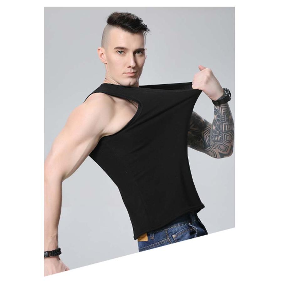 防寒インナー メンズ インナーベスト 裏ボア 極厚 ソフトタッチ 裏起毛 ボア素材 防寒肌着 ベスト 男性用 あったか インナー 防寒着 防寒 - 画像 (8)