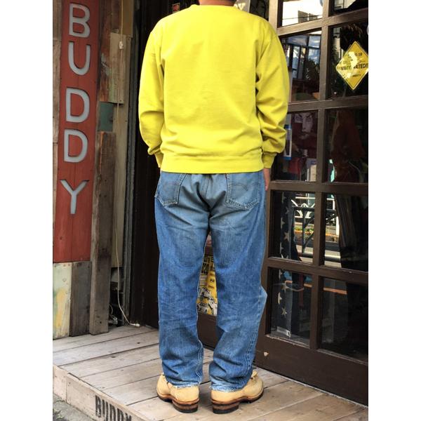 Russell Athletic RUSSELL ATHLETIC ラッセルアスレチック Bookstore Sweat Crew Neck Shirt RC-1015 アメカジ メンズ 長袖 CREW SWEAT 丸首 トレーナー PEAR ペアー 後染め - 画像 (4)