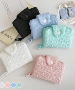 ミニ 財布 レディース コンパクト 二つ折り 使いやすい ミニウォレット カードケース ポーチ シンプル 折りたたみ カード入れ 黒 白