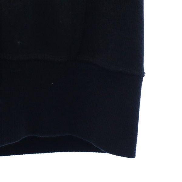 Levi's リーバイス 刺繍 長袖 スウェットパーカー 1 ブラック プルオーバー トレーナー メンズ 古着 中古 - 画像 (4)