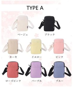 【2点10%OFF】スマホポーチ スマホショルダー ポシェット レディース ミニバッグ 縦型 斜め掛け 肩掛け ショルダーバッグ 無地 母の日 爆買