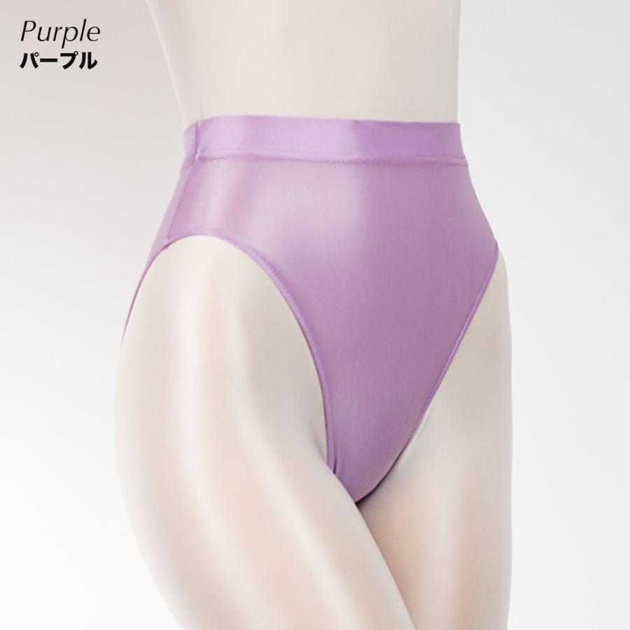 肌に吸い付く 密着パンツ ハイレグ ハイウエスト パンツ 薄手 ショーツ ナイロン ダンスインナー 素肌感覚 ストレッチ パンティ つるつる 男女兼用 ポイント利用 - 画像 (3)