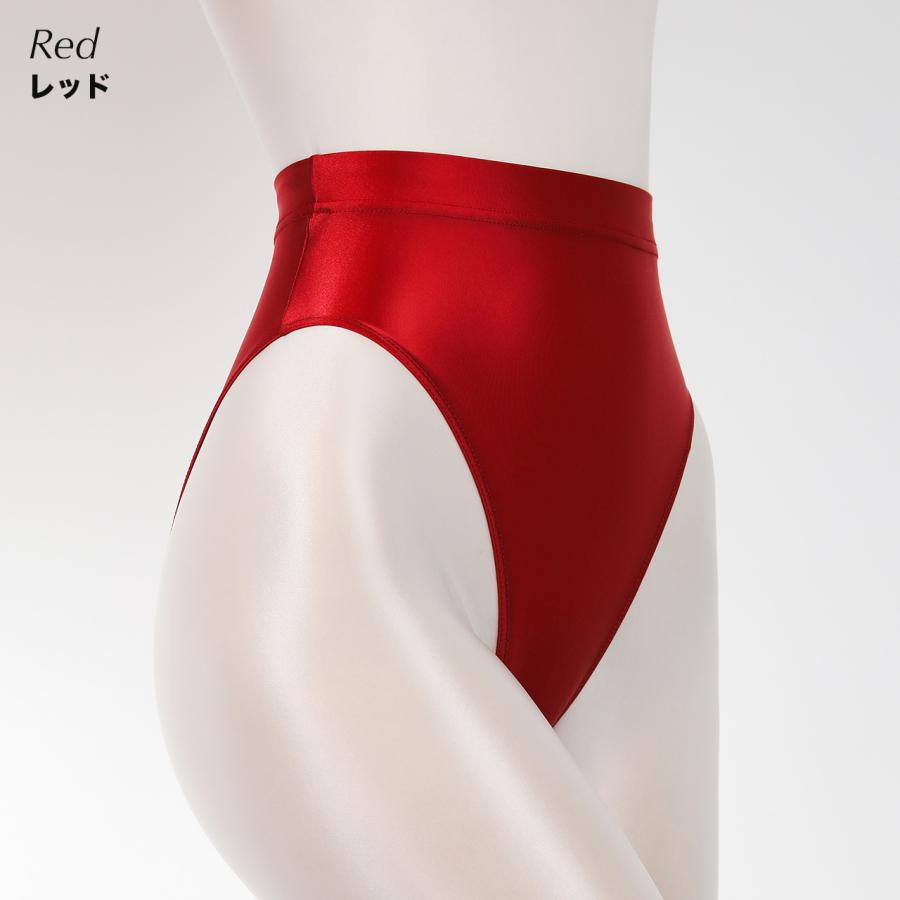 肌に吸い付く 密着パンツ ハイレグ ハイウエスト パンツ 薄手 ショーツ ナイロン ダンスインナー 素肌感覚 ストレッチ パンティ つるつる 男女兼用 ポイント利用 - 画像 (5)