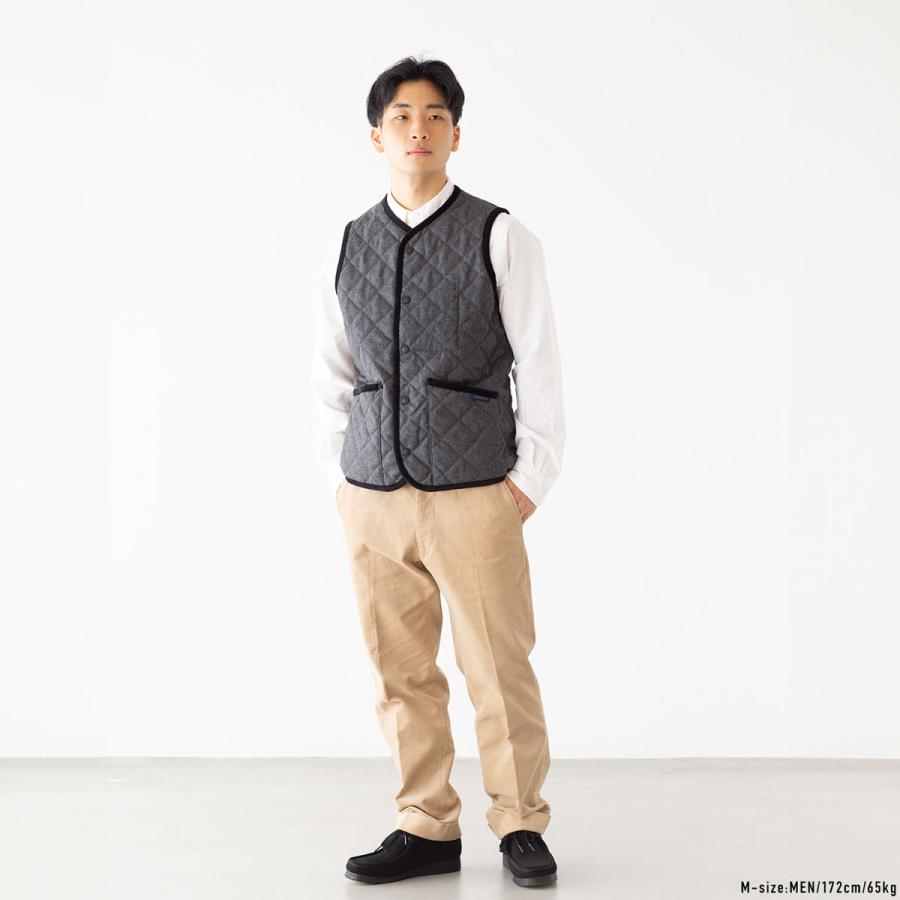 LAVENHAM 【英国製】 ラベンハム ウール ソーンハム キルティング ベスト LV6043 メンズ ラブンスター