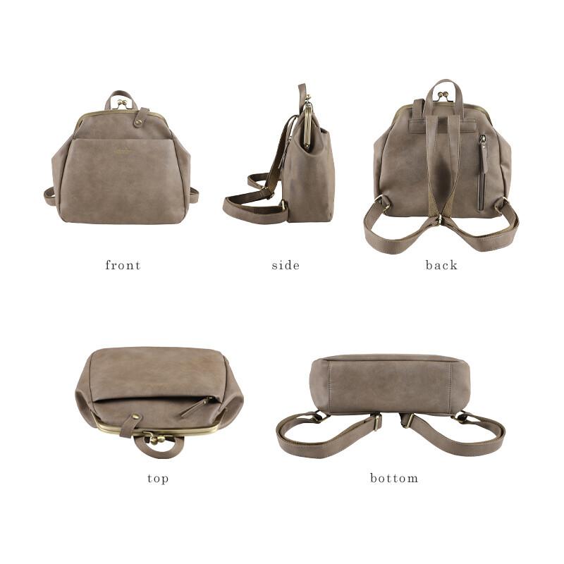 LIZDAYS リズデイズ リュック がま口 リュックサック バッグ ミニリュック lz-72401 【送料無料】 - 画像 (9)