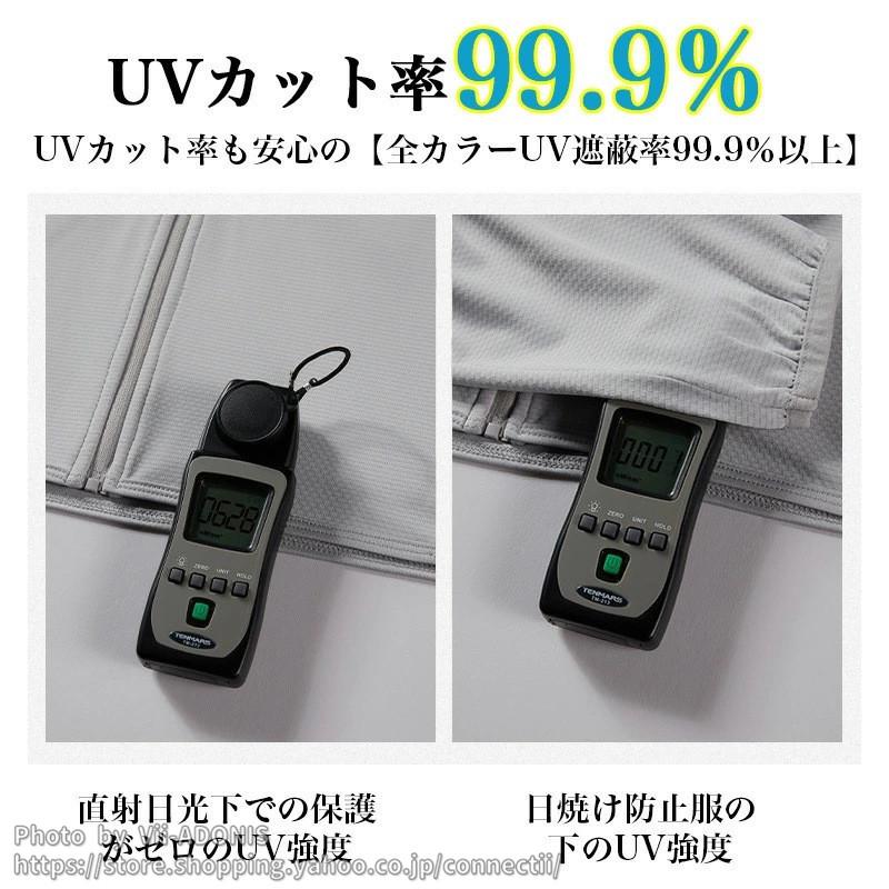 ラッシュガード メンズ 父の日 長袖 uvカット パーカー レディース ラッシュパーカー 水着 涼しい 日焼け防止 マリンパーカー UPF50+ アウトドア - 画像 (4)