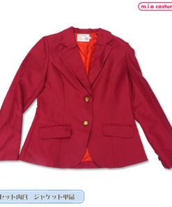 1144B★【送料無料・即納】TeensEverジャケット単品 色:赤 サイズ:S/M 上着 レッド レディース 制服 女子高生 高校生 中学生 JK JC 学生服 コスプレ ブレザー