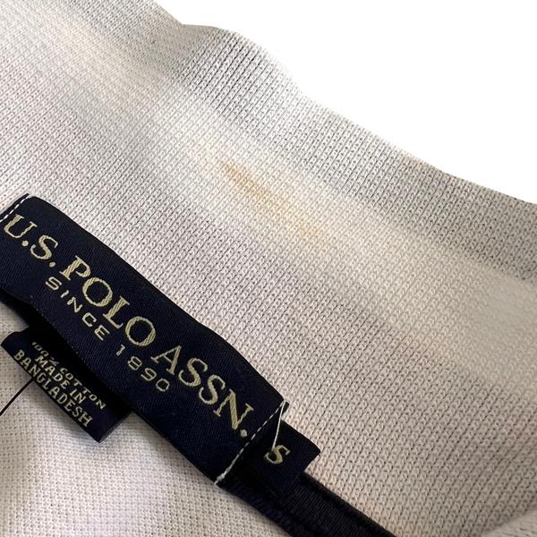 訳あり アウトレット U.S. POLO ASSN ユーエスポロアッスン メンズ 半袖 ポロシャツ ホワイト ネイビー PONY ポニー カジュアル アメカジ - 画像 (3)