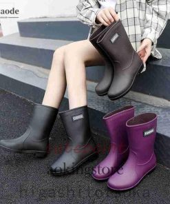 レインブーツ レディース防水 長靴 ラバーブーツ 軽い ロング 疲れない カジュアル シンプル 厚底 おしゃれ 雪 雨靴 雨の日オシャレ