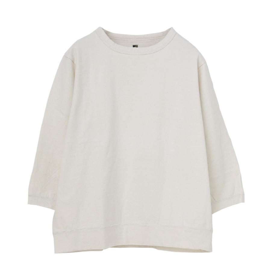 DANA FANEUIL ダナファヌル Dana Faneuil ムラ糸天竺セットイン7分袖Tシャツ D-5721301 無地 ワイド 日本製 レディース 2025秋冬 - 画像 (3)