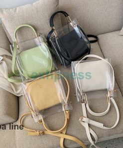 2wayクリアバッグ 透明 ショルダーバッグ レディース 実用的 斜めがけ バッグ プレゼント ハンドバッグ 誕生日 通勤バッグ 軽い 小さめ 軽量 大人 上品