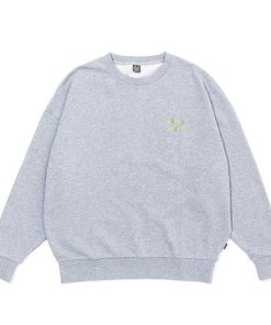 POLeR POLER STUFF ポーラースタッフ BOOGIE BOARD CREW GREY ブギーボードクルー グレー スウェットシャツ メンズ ユニセックス