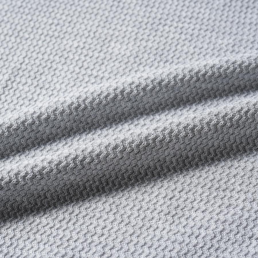 Gran Sasso GRANSASSO グランサッソ フレッシュコットン ジャガード ニット クルーネック ロングスリーブ 57101/20683 L.GRAY - 画像 (7)