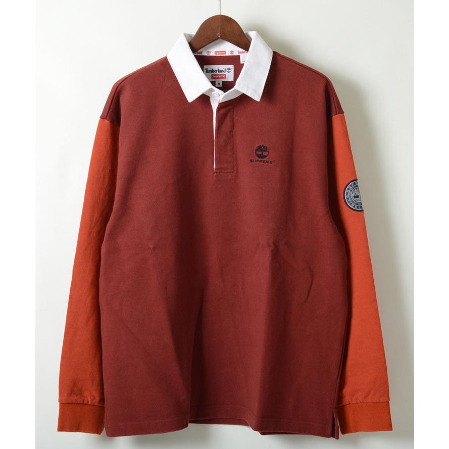 Supreme 【並行輸入品】Supreme×Timberland Rugby シュプリーム×ティンバーランド ラグビー ラガーシャツ 長袖 全3色 - 画像 (4)