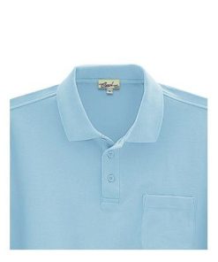 4532484525534 CAROL 206 ハンソデポロシヤツ 色：サックス サイズ：S