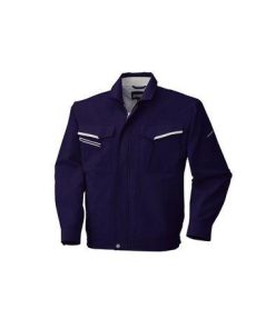 4930269303139 bigborn 477 ナガソデジヤケツト 色：ネイビーXシルバーグレー サイズ：EL