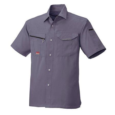 4930269175798 BEE MAX BM546 ハンソデシヤツ 色:パープルグレー サイズ:S