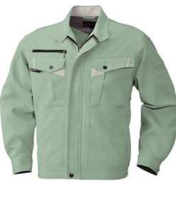 4930269286296 bigborn 766 ナガソデジヤケツト 色：アースグリーンXシルバーグレー サイズ：LL