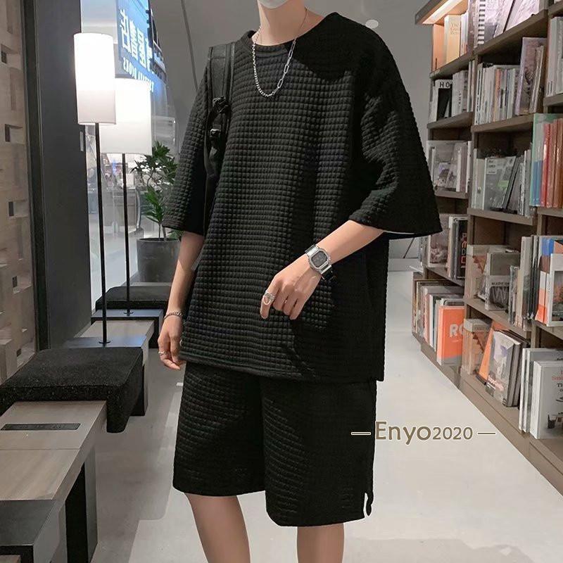 セットアップ メンズ 上下セット Tシャツ ショートパンツ 夏 運動着 部屋着 ルームウェア スポーツウェア トレーニング ランニング 夏服 - 画像 (6)