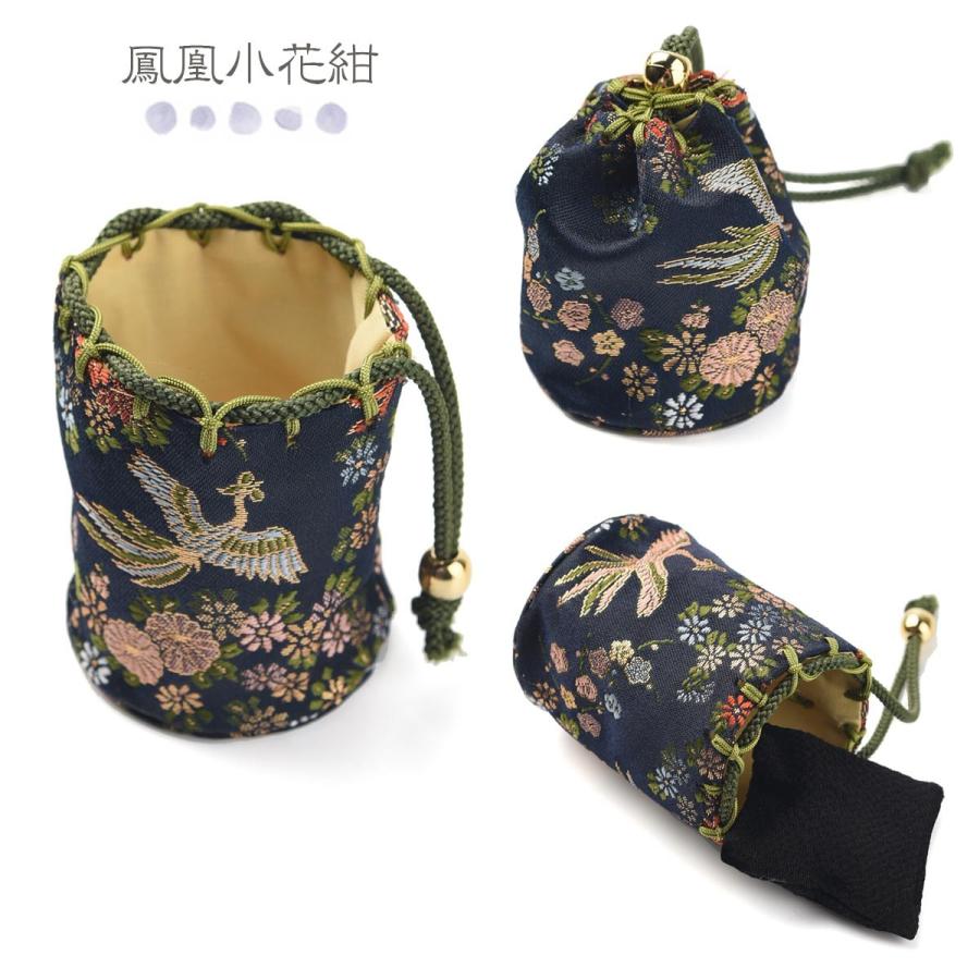 EsuonHappiness おしゃれ 巾着 袋 ミニ かわいい 男性 男性用 女性 女性用 選べる 8種類 ポーチバッグ 西陣織 金襴 収納袋 日本製 京都 - 画像 (7)