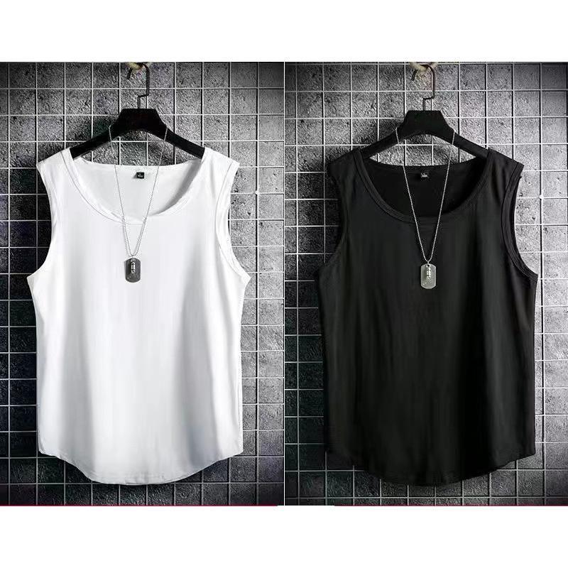 お徳用 2枚セット タンクトップ メンズ 肌着 ノースリーブ Tシャツ スウェット インナー 薄手 ゆったり 無地 おしゃれ 軽量 部屋着 スポーツ