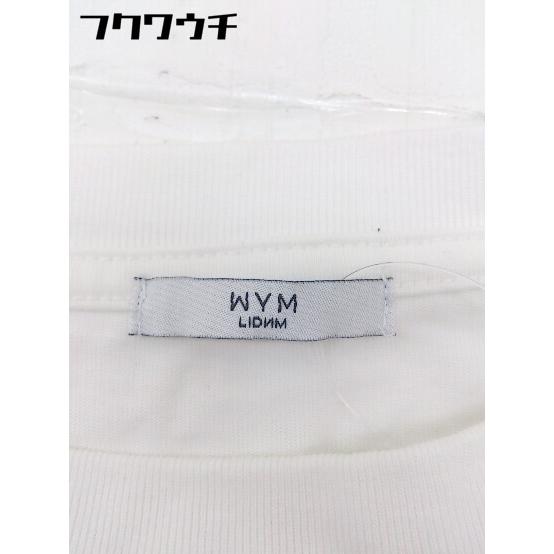 ◇ WYM LIDNM ウィム バイ リドム 五分袖 Tシャツ カットソー サイズS ホワイト メンズ - 画像 (3)